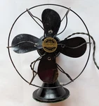 Antique Signal Electric Mfg 8 Cool Spot Metal Fan. Fixed Price $47.50.