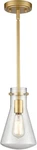 Modern Gold Glass Pendant For Kitchen Island Brass Lighting. Fixed Price $55.99.