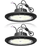 Chmlt 2PACK Ufo Led High Bay Light 240W2P-DIMMABLE, Black+transparent. Fixed Price $90.97.