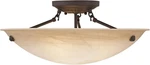 Livex Lighting 5626-07 Home Basics 3 Bronze Semi Flush Honey Alabaster. Fixed Price $139.00.