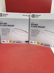 2-PACK Commercial Electric 12 Inch Round Led Flush Mount Ceiling Light. Fixed Price $34.00.