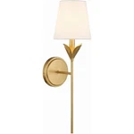 Crystorama 531-GA Broche Sconce Wall Light In Antique Gold. Fixed Price $158.40.