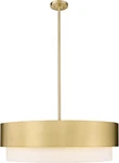 Z-lite 495P32-MGLD 6 Light Chandelier, Modern Gold. Fixed Price $728.00.