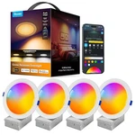 Govee 6" Smart Recessed Lighting Wi-fi Bluetooth Direct Connect Rgbww Led H601A. Fixed Price $90.00.