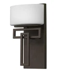 Nos Hinkley Lanza Light Bath Vanity Wall Sconce #5100KZ-LED Bronze. Fixed Price $99.00.