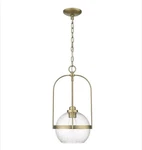 Acclaim Lighting IN10010 Devonshire 10"W Pendant - Brass. Fixed Price $129.00.
