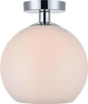 Baxter 1 Light Chrome Flush Mount Ceiling. Fixed Price $125.00.