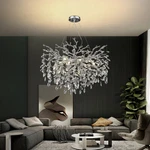 Modern Crystal Chandelier Finish Light Fixture Luxury Pendant Dining Room. Fixed Price $148.99.