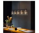 Uolfin Modern Farmhouse Gold Chandelier Black Dining W/ Seeded Glass. Fixed Price $95.92.