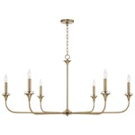 Capital Lighting 448961 Presley 49"W Candle Style - Brass. Fixed Price $458.00.