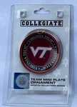 Ncaa Virginia Hokies Ceramic Mini Plate Christmas Tree Ornament. Fixed Price $15.45.
