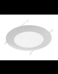 2X - 6 Inch White Recessed Shower Trim With Albalite Lens (17505), (you Get Two). Fixed Price $19.99.