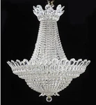 Schonbek Trilliane 5872 40 Lights Crystal Radiance 30"X28" Chandelier Pendant. Fixed Price $2495.00.