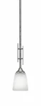 Toltec Lighting Uptowne 1 Mini Pendant White Muslin Glass New. Fixed Price $80.99.