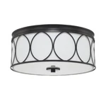 Capital Lighting Rylann Flush Mount, Matte Black 225131MB-683. Fixed Price $268.00.