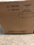 Minka Lavery 2259-576 1-LIGHT 15.5" Semi-flush Ceiling Light, Brushed Bronze. Fixed Price $230.99.