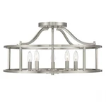 Savoy House Stockton 5-LIGHT Ceiling Light, Satin Nickel 6-1679-5-SN. Fixed Price $425.60.