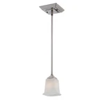 Quoizel Nicholas 5" Rod Hung Mini Pendant Brushed Nickel NL1505BN. Fixed Price $49.99.