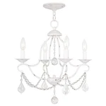 Livex Lighting 6424-60 Chesterfield Mini Chandelier Antique White. Fixed Price $257.57.