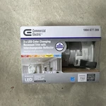 Commercial Electric 3IN Led Color Changing Recessed Trim Cct NK01AA11CR1259W. Fixed Price $18.99.