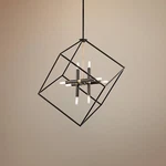 Kichler Cartone 25 1/2" Wide Modern Geometric Bronze Pendant Light. Fixed Price $464.99.