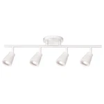 Wac Solo 4LT Led Fixed Rail, White/clear TK-180504-30-WT. Fixed Price $117.95.