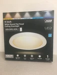 Feit Edgelit 11" Frost White Led Flat Panel Light Fixture. Fixed Price $36.43.