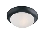 Black Three Light Flush Mount From The Essentials - 585X Collection. Fixed Price $74.00.