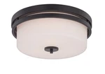 Nuvo Lighting 60/5307 Parallel 15"W Flush Mount Drum - Bronze. Fixed Price $184.99.