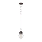 Elk Lighting 67125-1 1-LIGHT 7" Oil Rubbed Bronze Mini Pendant Ceiling. Fixed Price $170.99.