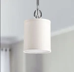 Progress Lighting P5031-15 Pendant Fixture Chrome, & Glass Accent. Fixed Price $99.00.