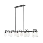 Z-lite Delaney Light Island/billiard, Matte Black/clear 471-10L-MB. Fixed Price $369.99.