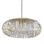 Maxim 24154 Silver Arabesque 7-LIGHT 18"W Pendant With Metal Shade. Fixed Price $576.30.