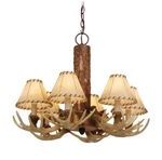 Vaxcel CH33006NS Lodge 6L Chandelier Noachian Stone. Fixed Price $499.00.