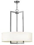 Hinkley Lighting 3204 1 Tier Drum Chandelier - Nickel. Fixed Price $1199.00.