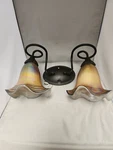 Quoizel Todd Phillips Double Light Wall Mount Art Glass. Fixed Price $189.95.