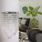 E12 Wall Light K9 Crystal Sconce Modern Bedroom Lamp Hallway Aisle Fixture. Fixed Price $21.43.