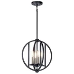 Kichler Samural Light Mini Chandelier, Black - 43642BK. Fixed Price $234.97.