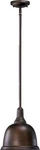 Light Dome Pendant Transitional Style - 10 Inches Wide By 15.5 High. Fixed Price $140.00.