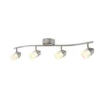 Hampton Bay Envirolite 2.6 Ft. Led 4-LIGHT Track Lighting Kit Brushed Nickel. Fixed Price $42.70.