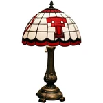 Texas Tech Red Raiders Stained Glass Lamp Shade Desk Table Light Nib!. Fixed Price $300.00.