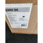 Kichler Shailene Light 18" Wide Semi-flush Drum Ceiling Fixture, Black 43692. Fixed Price $167.11.