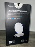 Torchstar 6 Inch Slim Led Recessed Lighting With Junction Box, CRI90 Aluminum.... Fixed Price $39.99.