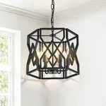 Pendant Lights Hanging Lamp Indoor Bedroom Vintage Loft Metal Cage 4/6LIGHT Usa. Fixed Price $93.99.