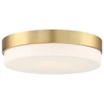 Access Lighting 20825LEDD/OPL Roma 11"W Flush Mount Drum - Antique Brushed. Fixed Price $98.00.