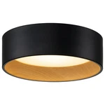 Cattleya 13 In. 1-LIGHT Black And Wood Finish Led Flush Mount CA2227-FM New. Fixed Price $69.99.