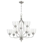Jardin 9 Light 2-TIER Chandelier Quorum Home Collection Style 30 Inches. Fixed Price $414.00.