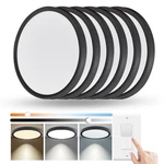 Yelioled 6 Pack 12 Inch Slim Dimmable Flush Mount Ceiling Light Fixtures,.... Fixed Price $79.70.