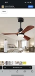 Fxzz 42 Inch Ceiling With Lights, Wood Fans Remote. Fixed Price $65.00.