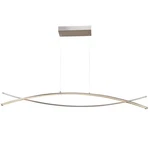 Abra Lighting 3LT Crossed Frame Pendant, Nickel 10016PN-BN-WISHBONE. Fixed Price $440.00.